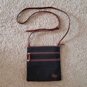 Dooney & Bourne Nylon North South Triple Zip